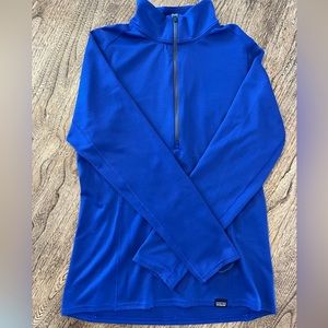 Patagonia XS women’s royal blue Capilene 1/2 zip pullover